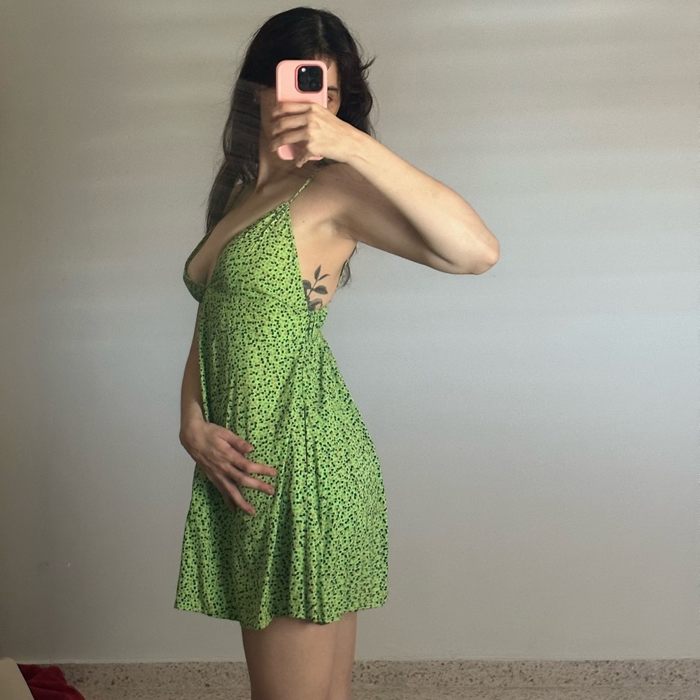 Green Mini Dress